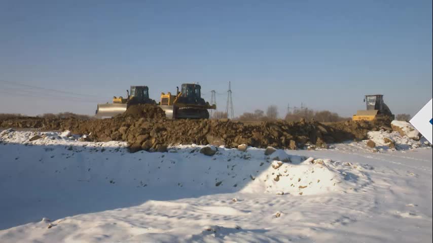 Строительство дороги на Большом Уссурийском острове идет с опережением графика