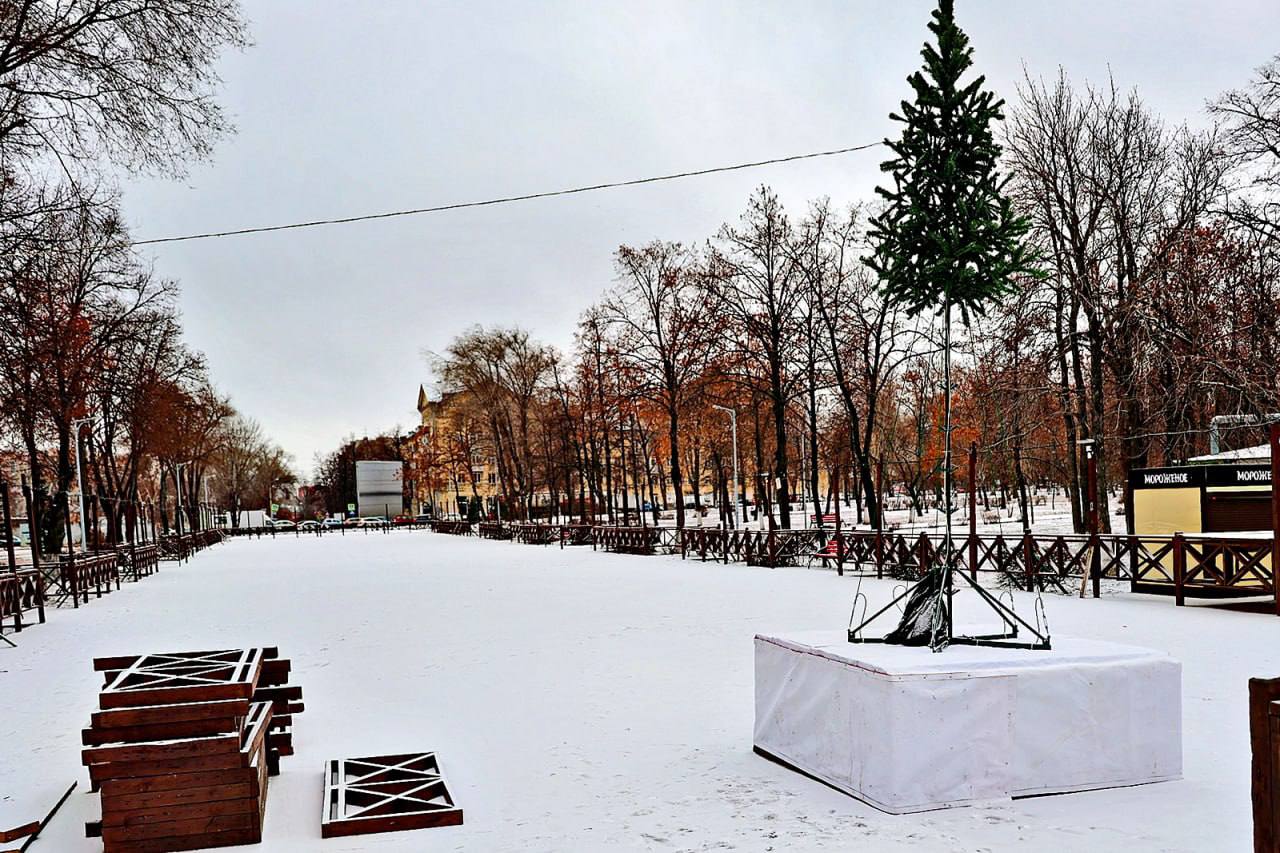 Парки Самары начинают преображать к Новому году  В городских парках начали появляться первые елочные комплексы. В этом году их будет десять. Теперь в парках устанавливают не живые, а искусственные елки высотой 5 метров. Это более экологично и не менее нарядно.   На елках смонтируют светодиодные гирлянды и разместят крупные елочные игрушки. Хвойные деревья, естественно растущие на территориях парков, также не оставят без внимания. В общественных пространствах скоро засияют огни, создавая праздничное настроение.