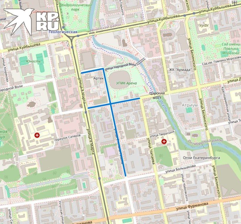 Из за Недели Звезд Хоккея в центре Екатеринбурга закроют три улицы Нельзя будет припарковаться и проехать по следующим улицам Декабристов от Чапаева до 8 Марта Степана Разина от Большакова до Народной Воли Народной Воли от Степана Разина до 8 Марта Ограничения будут действовать 6 февраля с 14 30 до 22 00 а также 7 и 8 февраля с 10 30 до 19 30   Подпишись на КП Екатеринбург Мы в Max