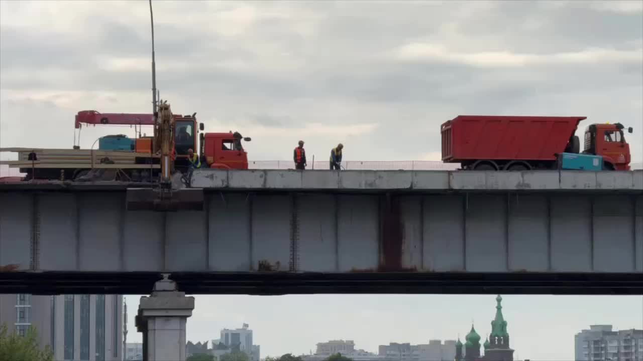 Ремонт Тургеневского моста в Краснодаре: демонтаж балок и выявление трещин