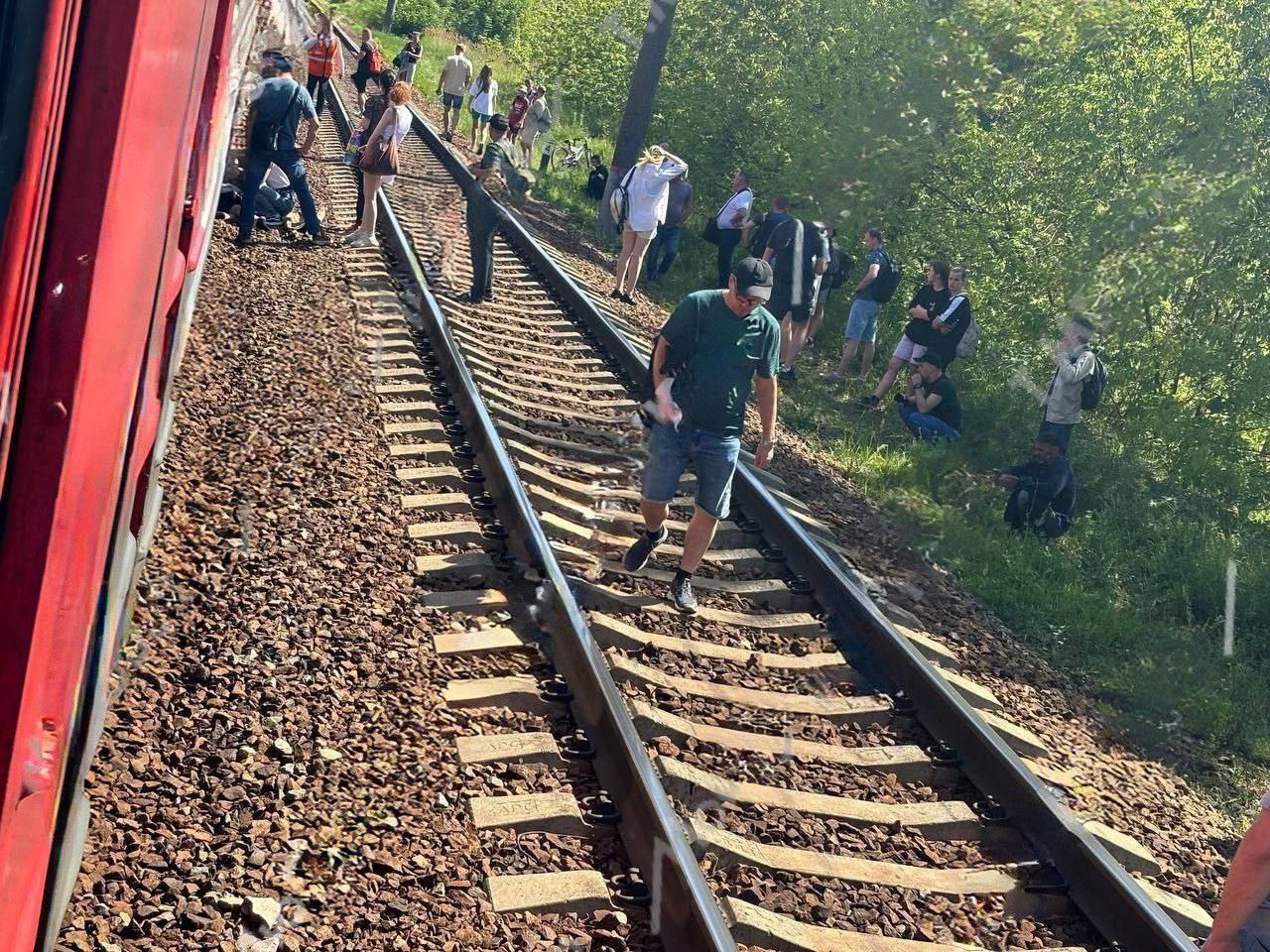 В Люберцах под электричку попали несколько человек. У станции «Коренево» движущийся состав сбил группу людей, включая ребенка. По предварительным данным, один человек погиб.