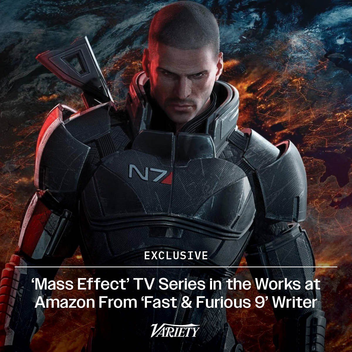 Amazon выпустят сериал по Mass Effect — за сценарий отвечает Даниэл Кейси, автор фильма «Форсаж» 9.