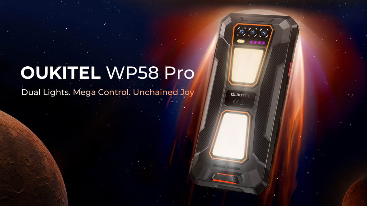 Oukitel показала защищённый смартфон WP58 Pro с двумя фонариками и батареей на 10 000 мА ч Новый WP58 Pro типичный внедорожник среди смартфонов защищён от ударов воды и пыли а ещё оснащён двумя мощными фонариками Характеристики Процессор Unisoc T8200 UMS9621S Память 8 ГБ LPDDR4x 512 ГБ UFS 2 2 microSD до 1 ТБ Экран 6 7 IPS 1600 720 120 Гц Камеры 64 МП основная 8 МП ночного видения фронталка 8 МП Аккумулятор 10 000 мА ч Фонарики 1000 и 900 люмен Защита IP68 IP69K MIL STD 810H Вес 370 г Цена 18 969 Ну нормалды таким можно и гвозди забивать Заказать сборку ПК в InterPC Получить клавиатуру за подписку Наши каналы Оukitеl Тeлeфoны