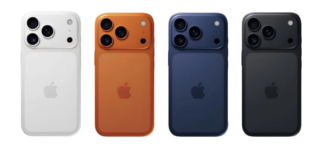 Инсайдер Majin Bu раскрыл новую цветовую гамму для iPhone 17 Pro, которая включает четыре варианта: чёрный, тёмно-синий, серебристый и насыщенный оранжевый. По данным производителя аксессуаров и источников, близких к компании, обновлённая палитра подчёркивает алюминиевую рамку и сохраняет премиальный облик линейки Pro. Новые цвета призваны выделить модель на фоне предыдущих поколений. Чёрный оттенок с матовой отделкой напоминает титановый чёрный прошлых моделей, минимизируя видимость отпечатков пальцев. Тёмно-синий, почти неотличимый от чёрного, обладает лёгким синим подтоном, заметным при близком рассмотрении. Серебристый цвет возвращает классическую эстетику с тёплыми оттенками, схожими с титановым. Оранжевый, вдохновлённый кнопкой «Действие» на Apple Watch Ultra, добавляет яркости и выразительности.