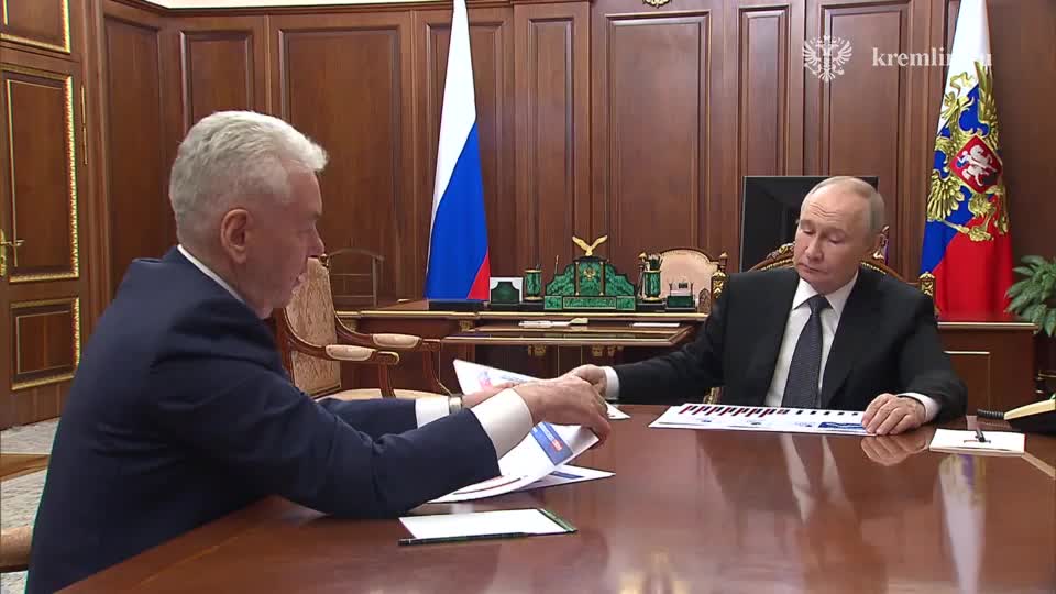 Путин и Собянин обсудили инвестиционные достижения Москвы