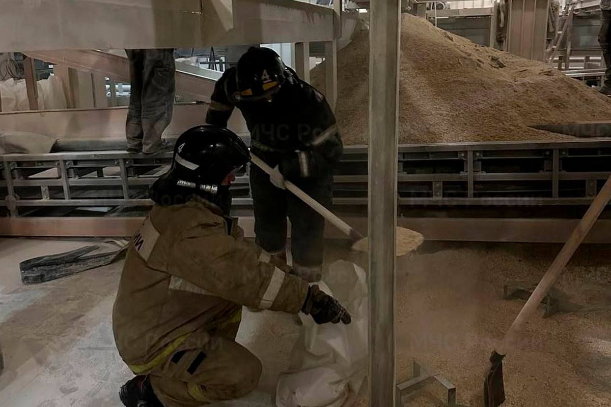 После смертельного ЧП на заводе в Белогорске начальнику смены и мастеру грозит до пяти лет колонии Их обвиняют в нарушении требований промышленной безопасности опасного производственного объекта повлекшем по неосторожности причинение крупного ущерба и гибель человека Трагедия случилась 28 января в выбойном отделении пищевого шрота на седьмом этаже производственного здания завода По версии следствия в тот день сотрудник предприятия как обычно выполнял свою работу Но в процессе из за трения его синтетического халата о металлический люк силоса проскочил заряд статистического электричества Из за возникшей искры воспламенилась смесь паров нефраса пары растворителя Затем произошел взрыв и загорелась соевая пыль Здание оказалось повреждено а работника завалило отходами от переработки сои ampravda