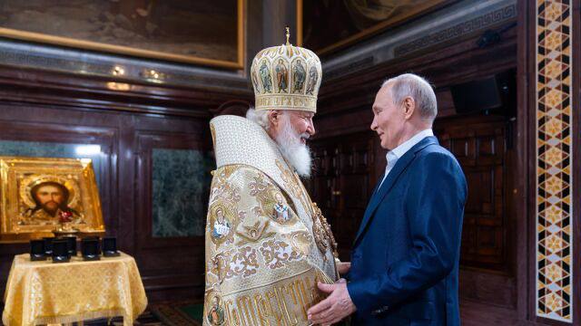 Путин в Патриарших палатах Кремля сегодня поздравит Патриарха Кирилла с Днем рождения