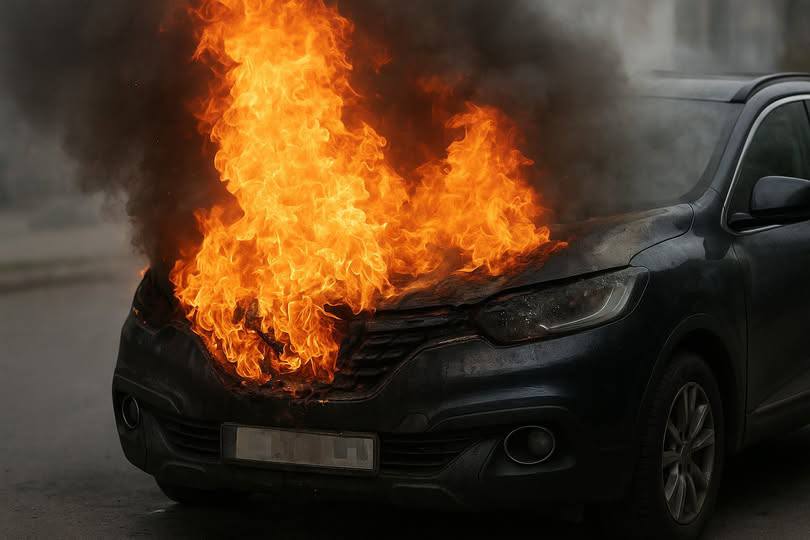 В Кишинёве загорелся автомобиль пострадал человек 23 октября на Буюканах автомобиль загорелся во время движения До прибытия пожарных очевидцы потушили возгорание самостоятельно Владелец авто во время тушения получил отравление дымом и лёгкие ожоги его госпитализировали Пламя частично повредило моторный отсек причины пожара и ущерб выясняются Подпишись на Moldova Liberă