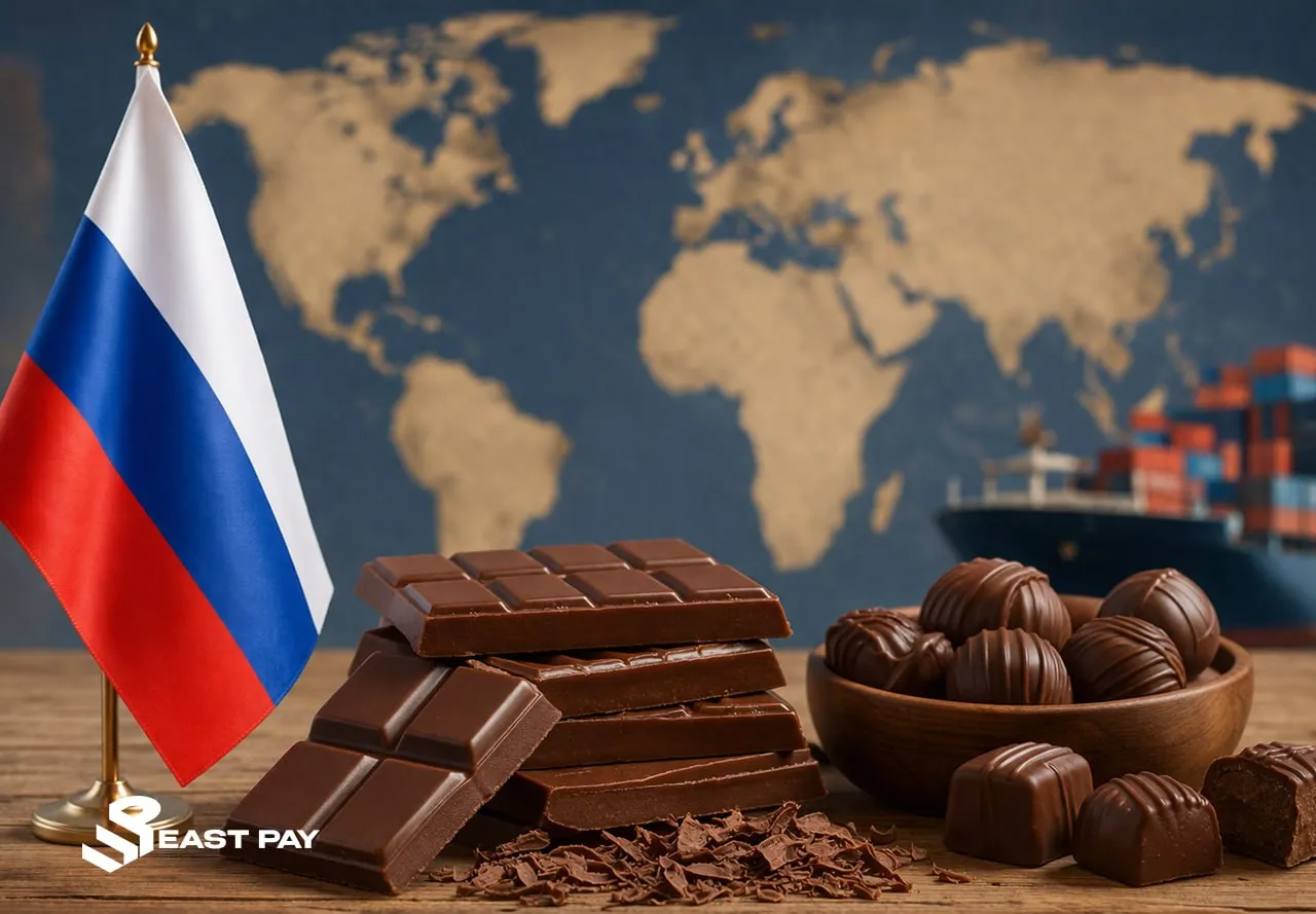 Россия вошла в топ 10 экспортёров шоколада По итогам года Россия заняла 10 место в мире по экспорту шоколада с объёмом около 985 млн Лидерами остаются Германия Бельгия и Польша однако Россия впервые закрепилась в десятке East Pay Экономика
