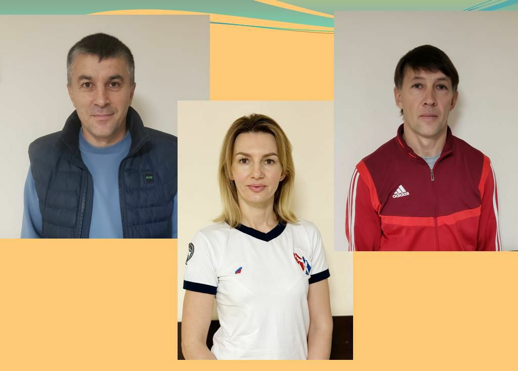 В спортивной школе Юность дзюдоистов тренируют настоящие профессионалы чья преданность делу и богатый опыт помогают юным спортсменам достигать высот Рустем Хабипович Хакимов кандидат в мастера спорта является тренером 2 квалификационной категории Его воспитанники неоднократно становились победителями и призерами первенств РТ всероссийских и муниципальных соревнований За свой труд Рустем Хабипович отмечен Благодарственным письмом Главы БМР Рафаэль Ирикович Хасанов мастер спорта СССР тренер высшей квалификационной категории с впечатляющим 24 летним стажем Его ученики занимают призовые места на муниципальных соревнованиях Он удостоен знака Отличник физической культуры и спорта РТ Татьяна Александровна Нуждина мастер спорта России является тренером высшей квалификационной категории За 23 года своей тренерской деятельности воспитала множество победителей и призеров первенств РТ ПФО всероссийских турниров Татьяна Александровна Отличник физической культуры и спорта Республики Татарстан