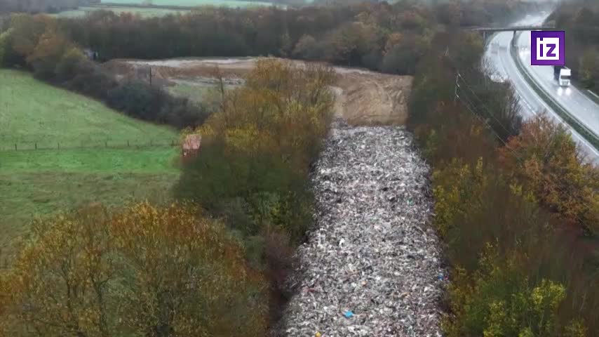 В Оксфордшире возникла угроза экологии из-за незаконной свалки отходов