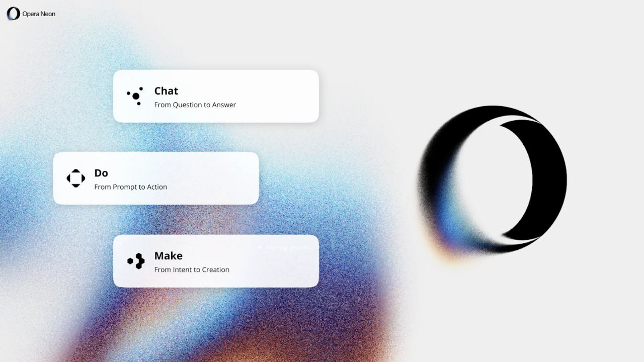 Opera представила свой браузер с поддержкой ИИ. Opera анонсировала новый браузер Neon — это не просто обновление, а попытка переосмыслить саму концепцию интернет-серфинга. Браузер получил встроенного AI-ассистента, который умеет бронировать билеты, заполнять формы, искать информацию и даже писать код для сайтов и игр по текстовому описанию. Neon оснащен тремя ключевыми функциями: • Chat — чат с ИИ для поиска и анализа контента; • Do — автоматизация действий на сайтах от покупок до бронирований , • Make — генерация сайтов, игр и отчётов на лету. Neon позиционируется как первый «агентный браузер» — то есть способный не только показывать интернет, но и действовать в нем за пользователя.