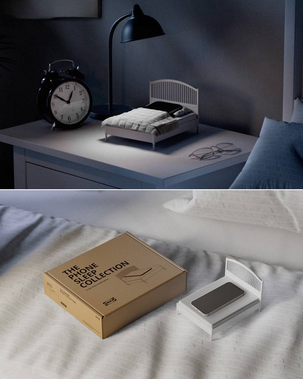 Дубайская IKEA выпустила мини кровати для смартфонов Бесплатную кроватку для телефона можно получить купив товары на 16 тысяч рублей в IKEA UAE Дубай При этом каждая такая моделька оснащена специальными чипами которые отслеживают время сна и дают за это определенные награды За 7 часов сна можно получить ваучер на 27