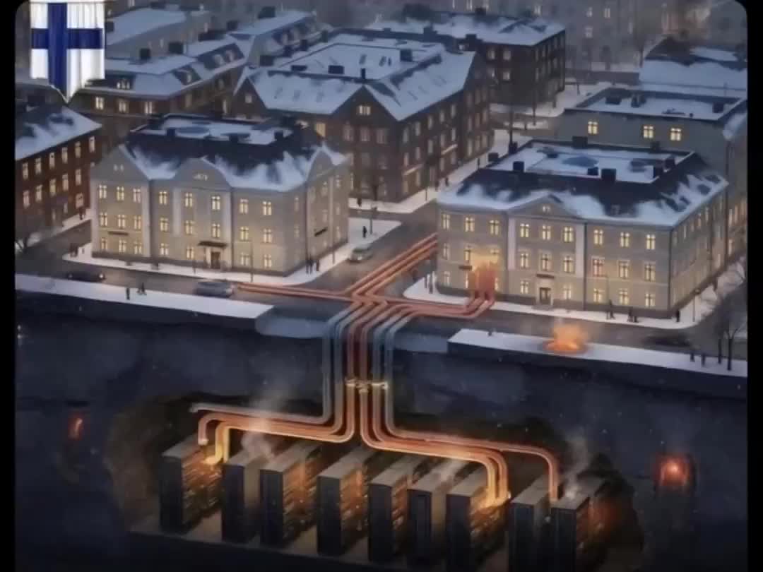 Финляндия использует тепло от дата-центров Microsoft и Google для отопления домов