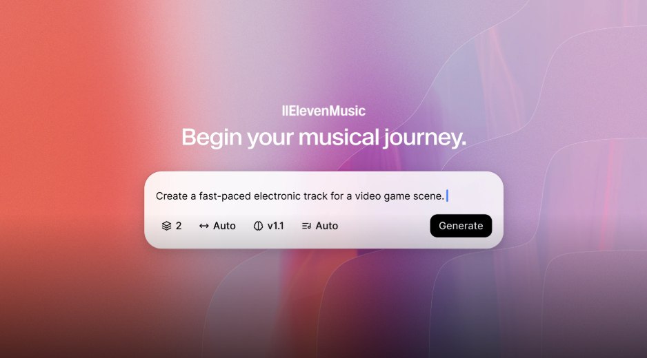 Сервис «нейродубляжа» ElevenLabs представил Eleven Music — сервис генерации музыки «студийного качества» на основе текстовых подсказок. По словам стартапа, сгенерированные песни «одобрены» для коммерческого использования vc.ru/ai/2140625