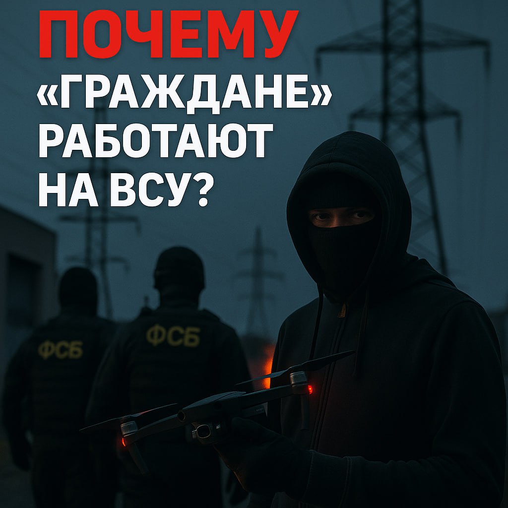 В ТРЁХ ОБЛАСТЯХ РФ ЗАДЕРЖАНЫ АГЕНТЫ ВСУ Четыре гражданина России — задержаны ФСБ за сотрудничество с украинскими спецслужбами. Возраст — от 19 до 32 лет. Территория — Челябинская, Ивановская и Тульская области. Что делали? — Разведка, съёмка объектов транспорта и энергетики — Поджоги автомобилей сотрудников МВД — Порча опор ЛЭП Всё — по заданию украинских кураторов. Но самое дикое: Они уверяют, что изначально перевели от 250 тысяч до 1,5 миллиона рублей на «безопасные счета» — после звонков от телефонных мошенников. А потом — получили «звонок из спецслужб», мол, нарушили закон и теперь должны «исправиться»… диверсиями. По сути — вербовка через страх и шантаж, на фоне цифровой безграмотности и отсутствия критического мышления. По факту — предательство, подпитанное наивностью и трусостью. Сколько ещё недограждан зреет по регионам, готовых продать страну за «страх быть виноватым»? #Россия #ФСБ #ВСУ Присоединяйся к СВОим Набор добровольцев Подписаться ЧАТ Обратная связь Проголосовать за канал