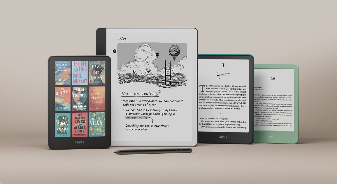 Amazon выпустила первую цветную Kindle   Электронная книга Kindle Colorsoft Signature Edition водонепроницаема и поддерживает функцию быстрого перелистывания страниц. Батареи в ней будет хватать до восьми недель использования, а заряжать книгу можно беспроводным способом. Подсветка работает на нитридных светодиодах.  Это единственная модель цветной электронной книги за 17 лет существования бренда.   #технологии