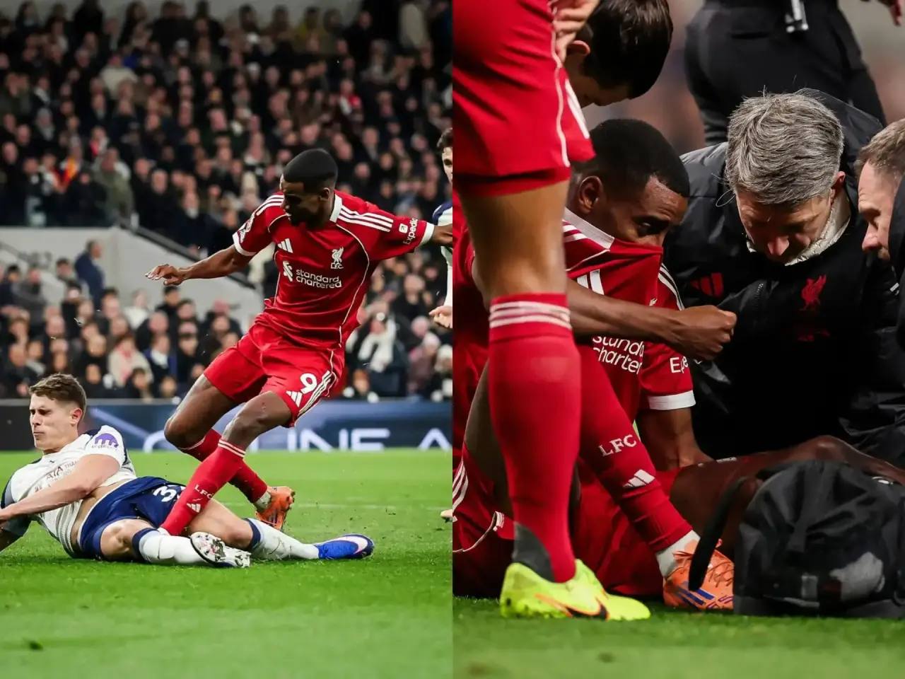 В Ливерпуле опасаются что Исак сломал ногу В субботу в матче против Тоттенхэма 2 1 Александер отметился голом на 56 й минуте в момент удара его сбил защитник команды соперников Микки ван де Вен Форвард с помощью медицинского персонала покинул поле и был заменен на 60 й минуте Подробное обследование будет проведено в ближайшие дни если у шведского нападающего все таки перелом то он пропустит как минимум несколько месяцев Подписывайтесь на РИА Новости Спорт в MAX