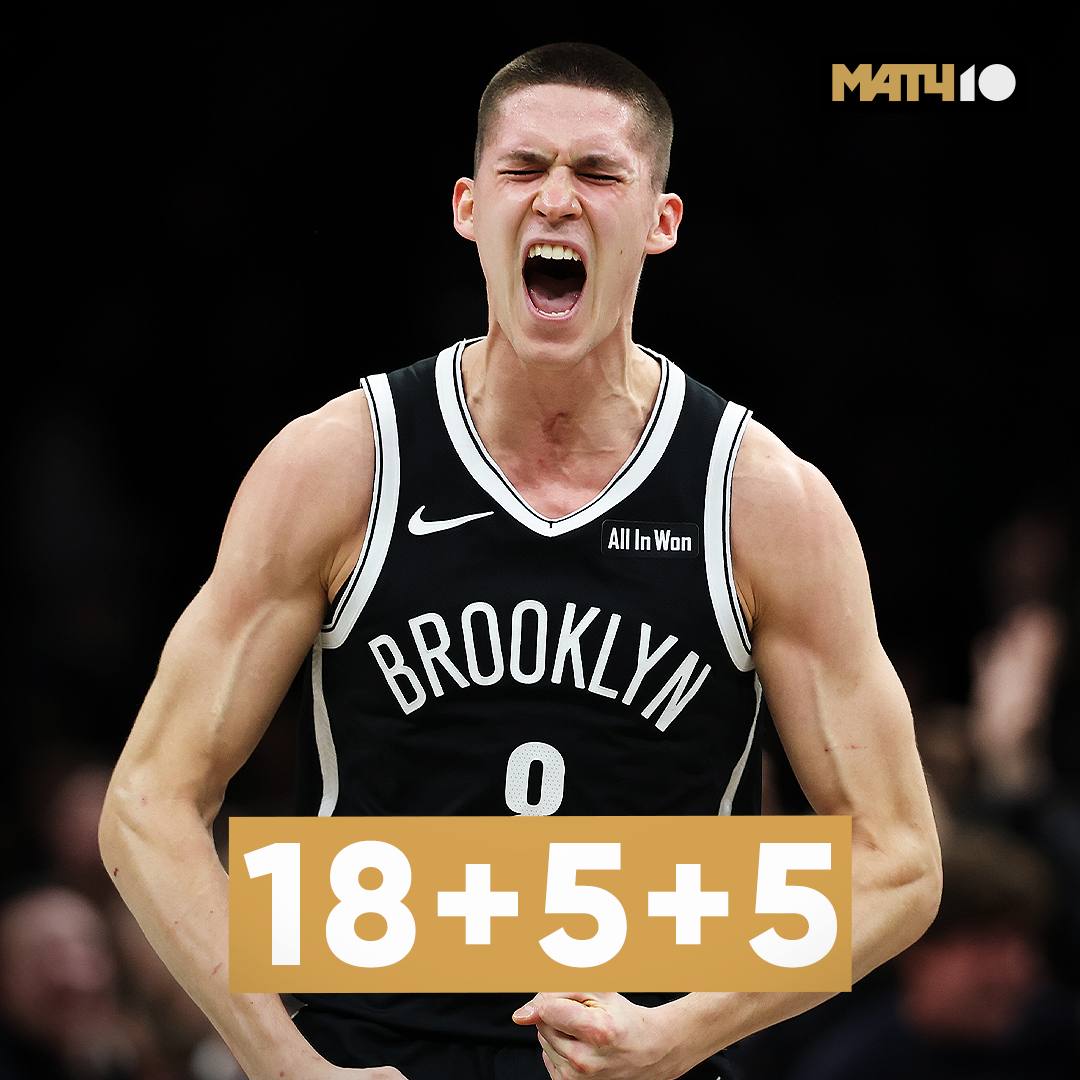 ДЁЁЁЁЁЁЁМИН Егор провел отличный матч Точной трешкой перевел игру в овертайм И набрал все 10 очков команды в дополнительной пятиминутке В итоге на счету у Дёмина 18 очков 5 8 из за дуги 5 подборов 5 ассистов перехват и блок шот Егор сегодня хорош Пусть и Бруклин проиграл Орландо 103 104 match basket dunk