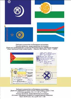 Какими могли быть флаг и герб Казахстана, показали в архиве президента  В 1992 году в Казахстане создали рабочую группу по разработке госсимволов и также объявили конкурс на лучший проект: эскизы, предложения граждан хранятся в архиве.   Сегодня Казахстан отмечает День государственных символов. #ad