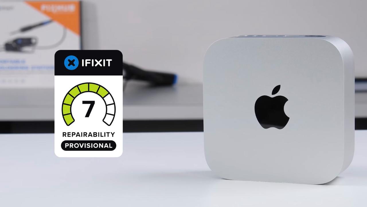 Эксперты iFixit оценили ремонтопригодность нового Mac Mini  Специалисты портала iFixit разобрали недавно вышедший неттоп Apple Mac mini с чипом M4, чтобы узнать больше подробностей о его внутренней компоновке.  По сравнению с предыдущей версией Mac mini, в новинке все компоненты размещены довольно плотно. Пустого пространства между ними практически нет, поэтому Apple удалось настолько уменьшить габариты девайса.  Обычно блок питания занимает много места в корпусе компьютера, но Apple смогла уменьшить его без ущерба для производительности. Модуль питания представляет собой плату, которая напоминает аналогичное решение для HomePod.  В середине ‌Mac mini‌ установлен вентилятор, который дополнен обновлённой системой терморегулирования. Версии с чипами M4 Pro получили более крупные медные радиаторы, чем в моделях со стандартным ‌M4.  Эксперты iFixit также подтвердили, что в новых Mac mini можно менять SSD-накопители, поскольку они не распаяны на метрической плате. Однако найти подходящий компонент очень сложно. А вот оперативная память интегрирована в чип M4 и не подлежит апгрейду после покупки.  В завершение специалисты iFixit оценили ремонтопригодность новых ‌Mac mini в 7 баллов из 10.