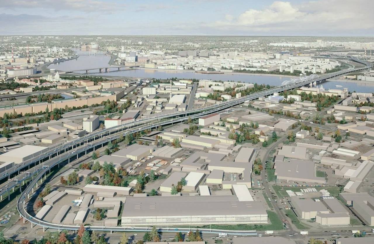 Все этапы проекта Широтной магистрали скоростного движения согласованы и одобрены Главгосэкспертизой России В ноябре был открыт первый из трёх путепроводов будущей магистрали в створе Петербургского шоссе Сейчас участок от Витебской развязки до КАД готовят к строительству Здесь учли особенности плотной городской застройки трасса будет двухуровневой с современными шумозащитными экранами Реализация этого проекта часть масштабной работы по развитию транспортного каркаса Петербурга входящей в программу 10 приоритетов Александра Беглова