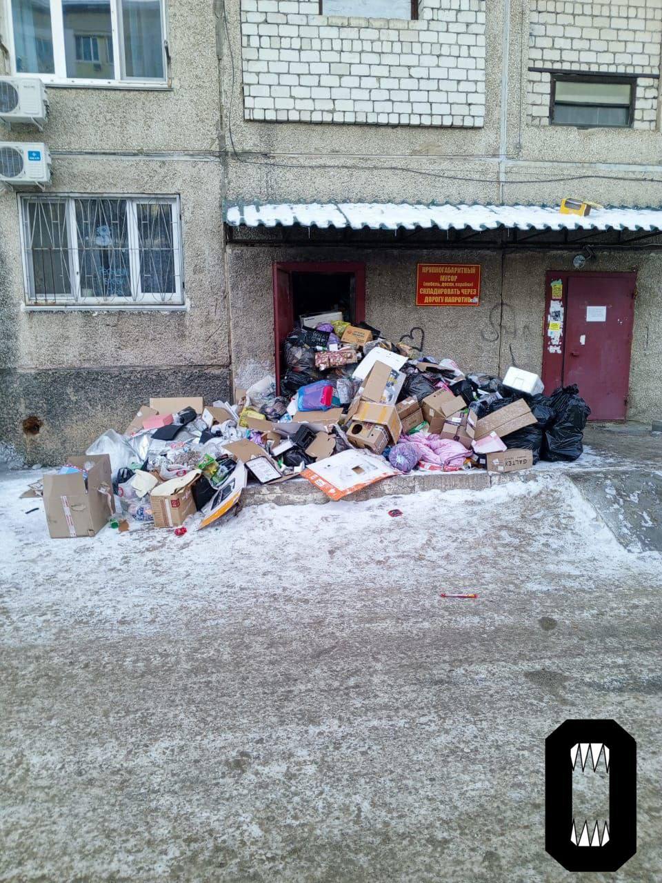 Жители города в Приморском крае жалуются на мусор, который не вывозят неделями.  Как рассказала «Осторожно, новости» жительница города Арсеньев Нина, последний раз отходы вывозили 20 декабря. «Новый год мы встретили, заваленные мусором», — пожаловалась девушка.   По словам Нины, мусоропроводы в домах забиты, возле подъездов «горы отходов», внутри неприятный запах, тараканы и крысы. При этом жители уже несколько раз обращались к губернатору, но вопрос с вывозом мусора так и не решился. Местные также жалуются на работу Приморского экологического оператора, который отвечает за вывоз отходов. По словам Нины, в организации либо не отвечают на звонки, либо говорят, что «не хватает мощностей» и сотрудники не справляются с объемом работ.