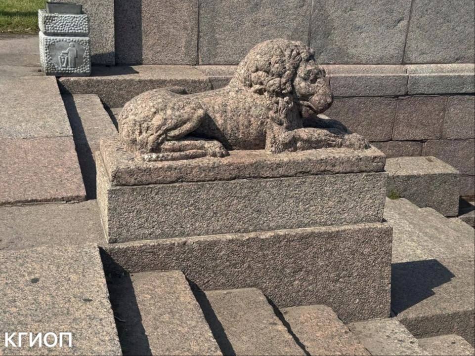 Гранитные львы с набережной Макарова — на профилактику  Двухсотлетние стражи спуска к Малой Неве уходят в мастерскую: снимут мох, зальют трещины, вернут хвост западному льву. Имя автора по‑прежнему неизвестно — как будто сама история решила остаться в тени, оставив городу только силуэты и стойкость камня.  Последний раз их приводили в порядок больше 70 лет назад. Сейчас реставрация — про уважение к времени: аккуратный апгрейт без лишнего блеска, чтобы лев снова смотрел на берег так, как умеют только памятники — чуть свысока и очень по‑домашнему. Петербург бережно чинит собственную память, а детали делают всю архитектуру снова живой — тихой, как вода у ступеней, и упрямой, как город у Невы.