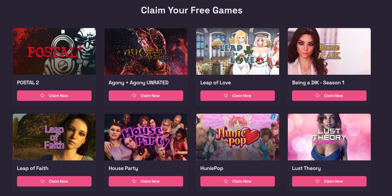 GOG раздают 13 игр для взрослых — это протест против цензуры и удаления игр 18+ из Steam.  На халяву раздают легендарный Postal 2, Agony, House Party и развратные фурри-новеллы.  Подрубаем VPN и забираем.