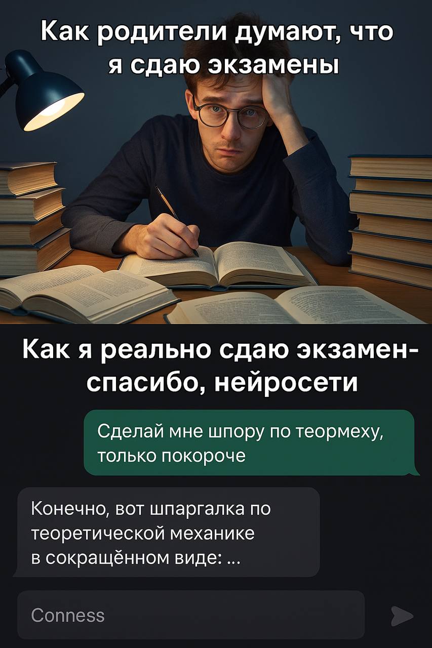 Каждый четвёртый студент в России применял нейросети при сдаче экзамена. Такие данные привело РИА Новости со ссылкой на исследование компании MWS AI входит в МТС , занимающейся разработкой ИИ-решений. При этом большинство учащихся высших учебных заведений 79% считают использование искусственного интеллекта допустимым как на экзаменах, так и при подготовке курсовых и дипломных работ. _____________________________ Есть интересная новость? Присылайте нам Краснодар Сегодня ПРИСЛАТЬ НОВОСТЬ