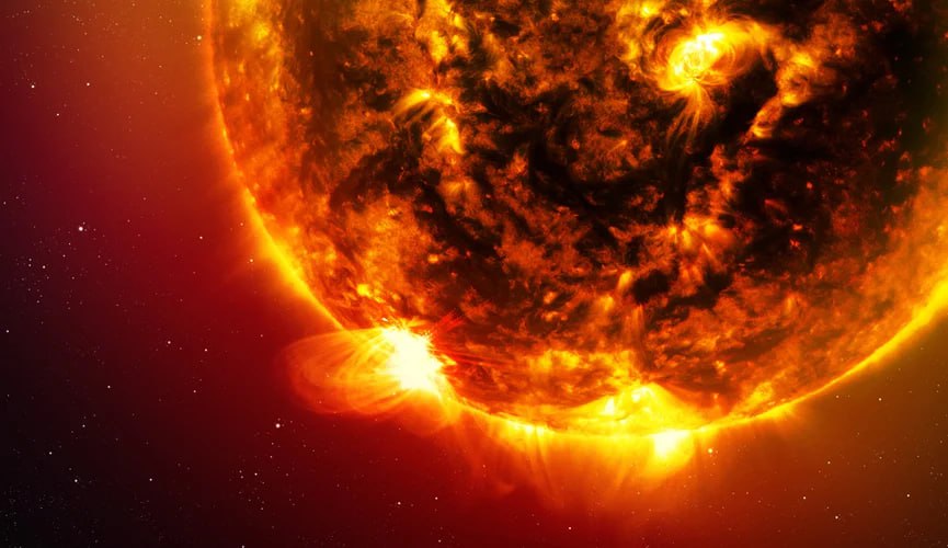 Полярные корональные дыры появились на Солнце впервые за несколько лет, они могут просуществовать гораздо дольше обычных, сообщили в Лаборатории солнечной астрономии ИКИ РАН. В отличие от обычных дыр, срок жизни которых, как правило, не превышают 2-3 месяцев, полярная дыра, однажды появившись, может наблюдаться на одном и том же месте несколько лет. Фото: Shutterstock/FOTODOM/ Vadim Sadovski Подписаться VK ОК Дзен Дзен НОВОСТИ RUTUBE MIR24.TV
