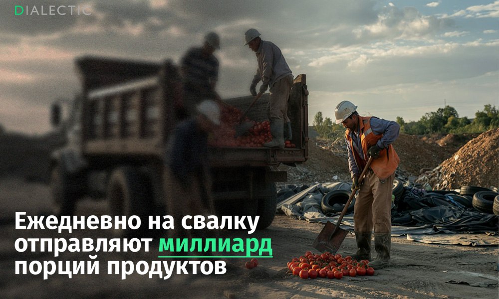 ООН ежедневно выбрасывается более миллиарда порций съедобных продуктов Их хватило бы чтобы накормить голодных всего мира По данным Продовольственной и сельскохозяйственной организации ООН ФАО и Программы ООН по окружающей среде ЮНЕП ежедневно выбрасывается более миллиарда порций съедобных продуктов в то время как около 733 миллионов человек по всему миру страдают от голода Потери продовольствия происходят на всех этапах цепочки поставок Например в развивающихся странах около 40 продовольствия теряется еще на начальных этапах во время сбора урожая или последующей переработки Эти потери связаны с нежеланием собственников агропромышленных предприятий инвестировать средства в инфраструктуру и эффективные методы обработки продукции Ситуация в развитых странах отличается здесь большая часть продуктов теряется в розничной продаже и потреблении Это означает что 40 продуктов которые могли бы быть съедены оказываются выброшенными из магазинов ресторанов кафе или домашних хозяйств Согласно оценкам экспертов ООН ежегодно около трети всего производимого в мире продовольствия безвозвратно теряется IALECTIC