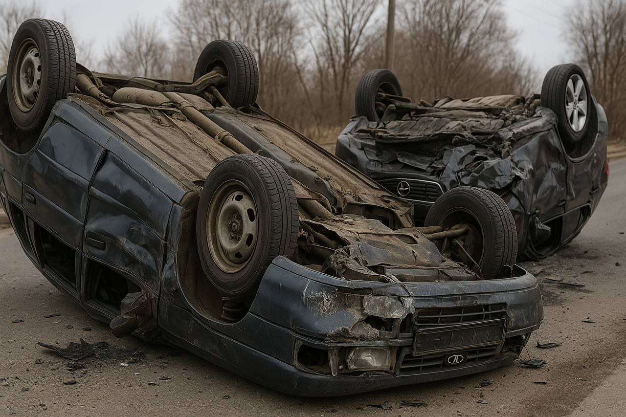 На автодороге «Альметьевск-Бугульма» произошло смертельное ДТП  В Лениногорском районе на автодороге «Альметьевск-Бугульма» произошло смертельное ДТП. Водитель ВАЗ-2111 выехал на встречную полосу и столкнулся с Opel Mokka, после чего вылетел в кювет. В результате ДТП два пассажира «ВАЗ-2111» погибли на месте, еще четверо человек с различными травмами госпитализированы в учреждение здравоохранения. Водителю и пассажирам Opel Mokka оказана медицинская помощь.  Прокуратура проводит процессуальную проверку.  фото: нейросеть
