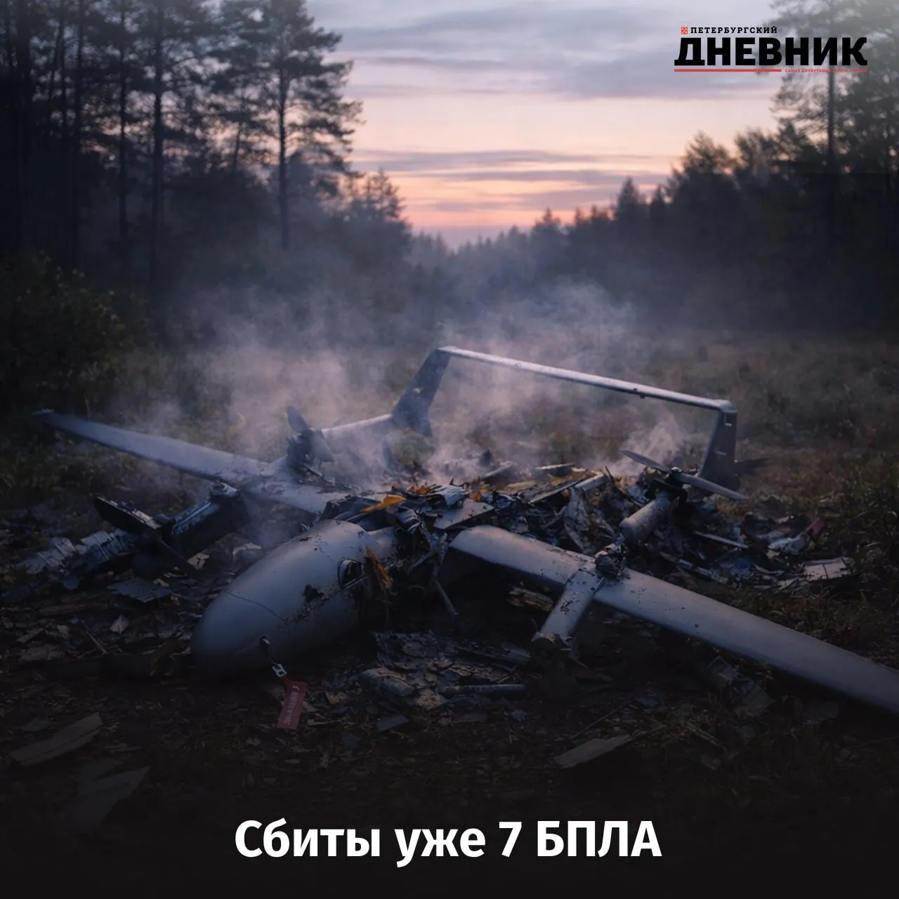 Над Ленинградской областью продолжается работа ПВО Число сбитых беспилотников в Ленинградской области увеличилось до семи В районе Пулковских высот после падения БПЛА осколками повреждены один автомобиль и окна соседнего здания Также обломки беспилотника зафиксировали в Выборгском районе без ущерба По предварительной информации пострадавших нет Боевая работа продолжается UPD Число сбитых БПЛА в Ленинградской Области увеличилось до 12 Фото DALL E Подписаться на Петербургский дневник в МАХ   Оставайтесь на связи с нами даже с ограничениями мобильного интернета