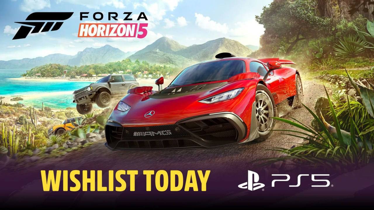 Официально: Forza Horizon 5 выйдет на PS5 уже весной  Игра получит кроссплей с Xbox, а дополнения Hot Wheels и Rally Adventure будут доступны отдельно.  Разработчики также сообщили, что они работают над новым бесплатным контентом для всех платформ.  Точной даты релиза пока не назвали, но игру уже можно добавить в список желаемого в PS Store.