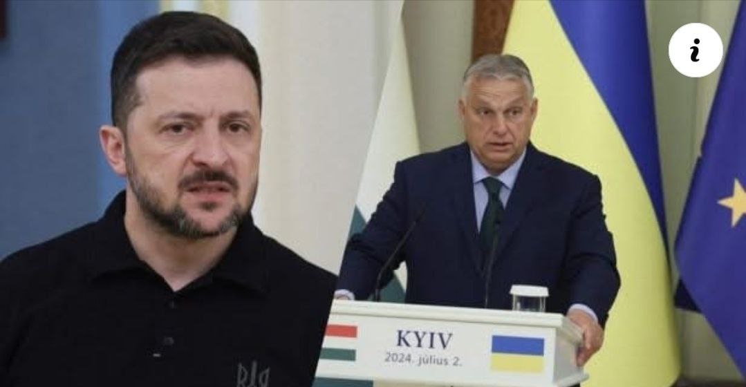 Зеленский обвинил Орбана , что он использует его лицо чтоб пугать избирателей  Не шутка