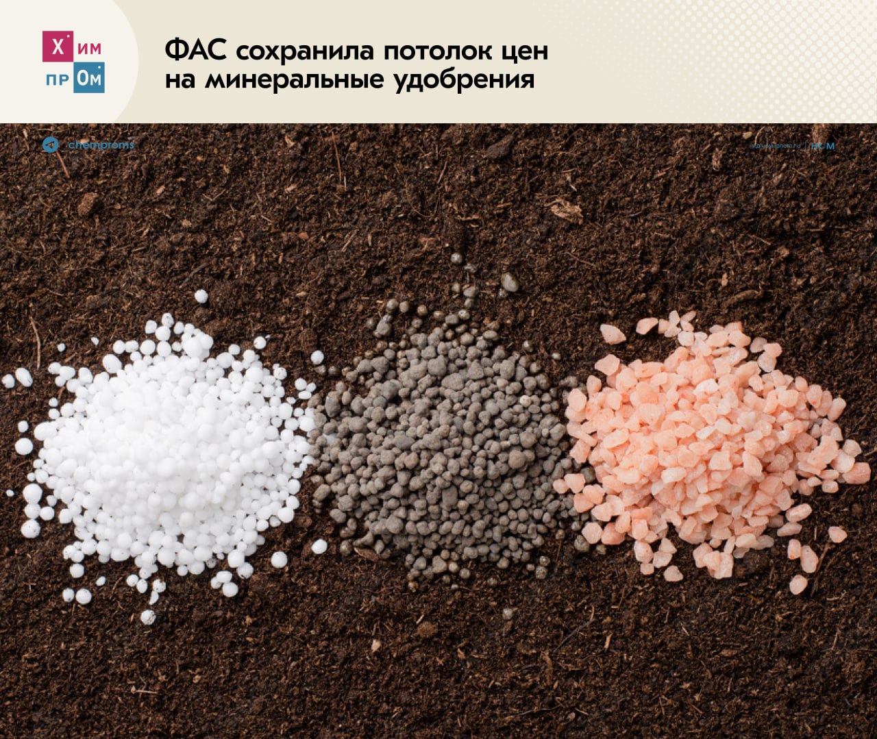 ФАС сохранила потолок цен на минеральные удобрения. Федеральная антимонопольная служба ФАС России согласовала торговые политики производителей минеральных удобрений до декабря 2025 года. Необходимые для этого документы компании должны были предоставить до 16 мая в соответствии с принятым ранее правительством РФ постановлением о квотах на вывоз минеральных удобрений в период с июня по ноябрь этого года. Как и сообщал ранее Химпром, решение по вопросу индексации цен на минеральную продукцию, о которой так просили производители и против которой выступали отечественные аграрии, было принято до конца мая. Судя по всему, власти всё же встали на сторону сельхозпроизводителей, ведь предельные цены на удобрения для внутреннего рынка остались зафиксированными на уровне 2022 года. Химпром