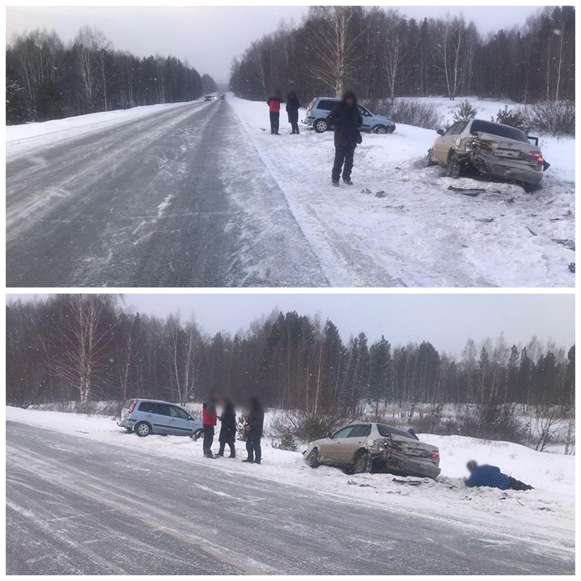 Пешеход и ребенок-пассажир попали в больницу в результате ДТП на 3 км автодороги «Кузовлево-Светлый»    По предварительным данным, автомобиль "Форд", под управлением 37-летнего мужчины-водителя, съехал с проезжей части и совершил наезд на находящихся на обочине 44-летнего  мужчину-пешехода и автомобиль «Тойота». В результате произошедшего   мужчина-пешеход и 10-летний  мальчик, находящийся в детском удерживающем устройстве на заднем сидении автомобиля «Тойота», доставлены в медицинское учреждение. Полиция ищет очевидцев    Подписаться! Регион-70      Прислать новость