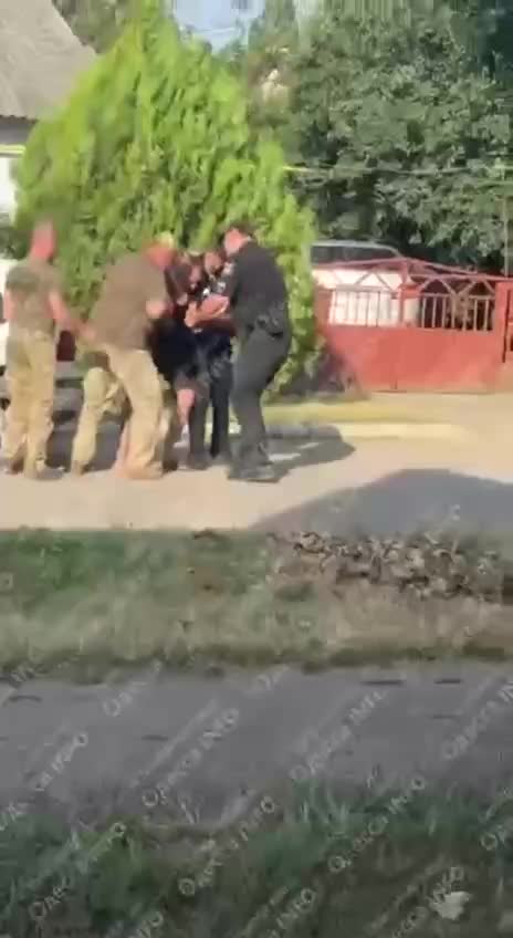Жесткое задержание мужчины в Зеленогорском: полиция применяет силу
