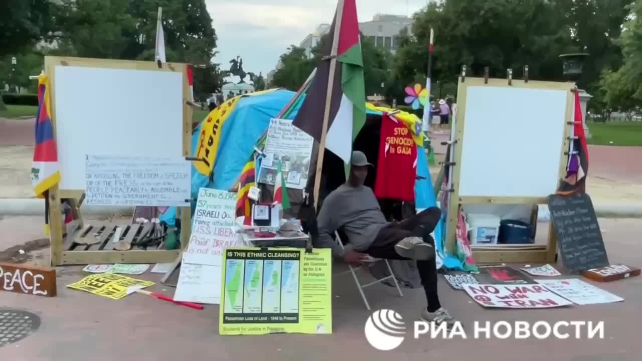 Протесты против размещения Нацгвардии в Вашингтоне продолжаются