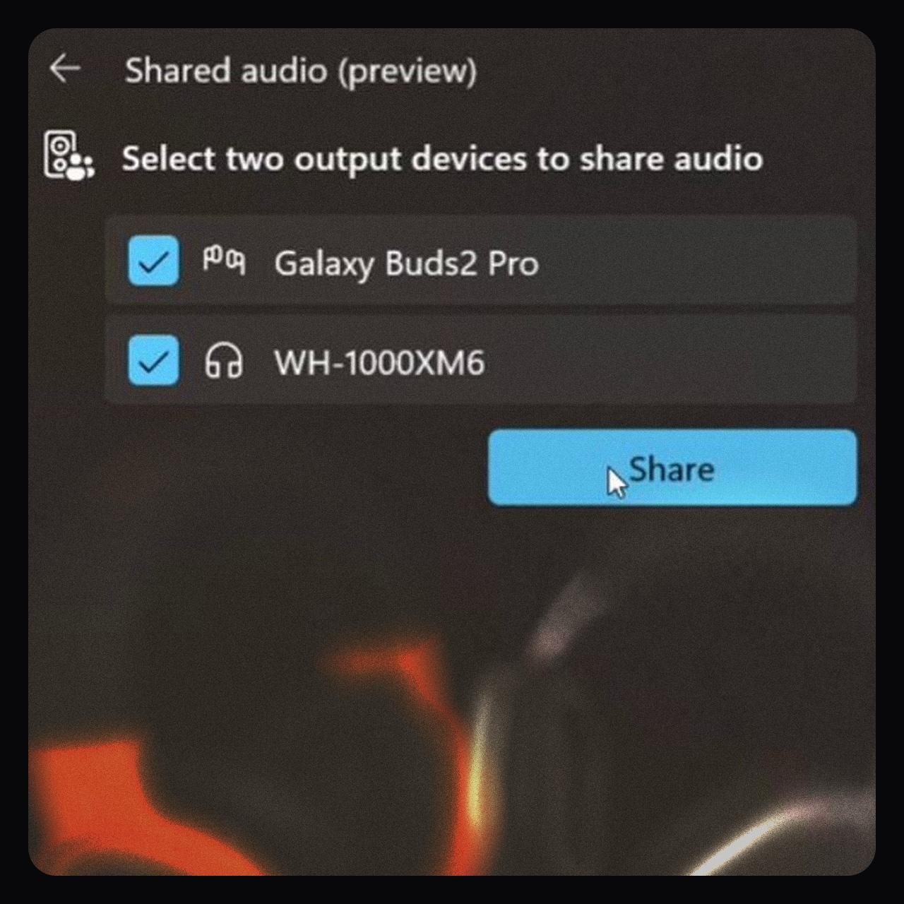 Microsoft тестирует в Windows 11 новую функцию Общий звук которая позволит подключать сразу две пары наушников Фича основана на Bluetooth LE Audio и уже доступна в сборке KB5067115 звук можно передавать на два устройства одновременно без проводов и задержек   давно пора