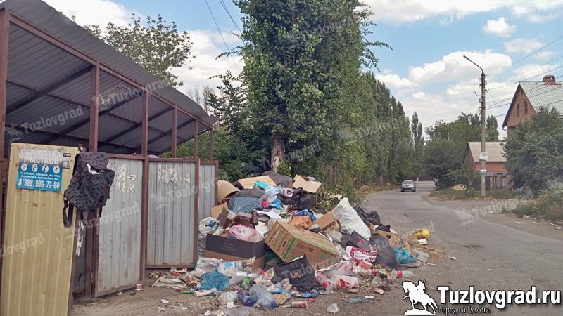 Несанкционированная свалка на улице Ветеринарной уже начала отбирать дорогу у местных жителей.