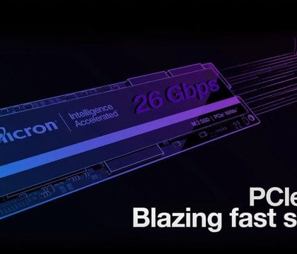 Micron показала прототип PCIe 6.0 SSD со скоростью чтения до 27 ГБ/с  В рамках мероприятия DesignCon 2025 компания Micron предъявила прототип твердотельного накопителя, поддерживающий шестую версию интерфейса PCIe, и показавший скорость последовательного чтения до 27 ГБ/с. Для демонстрации возможностей SSD пришлось использовать предсерийную версию коммутатора Astera Labs Scorpio P-Series Fabric Switch, а также хранилище Magnum IO GPUDirect.  Читать далее