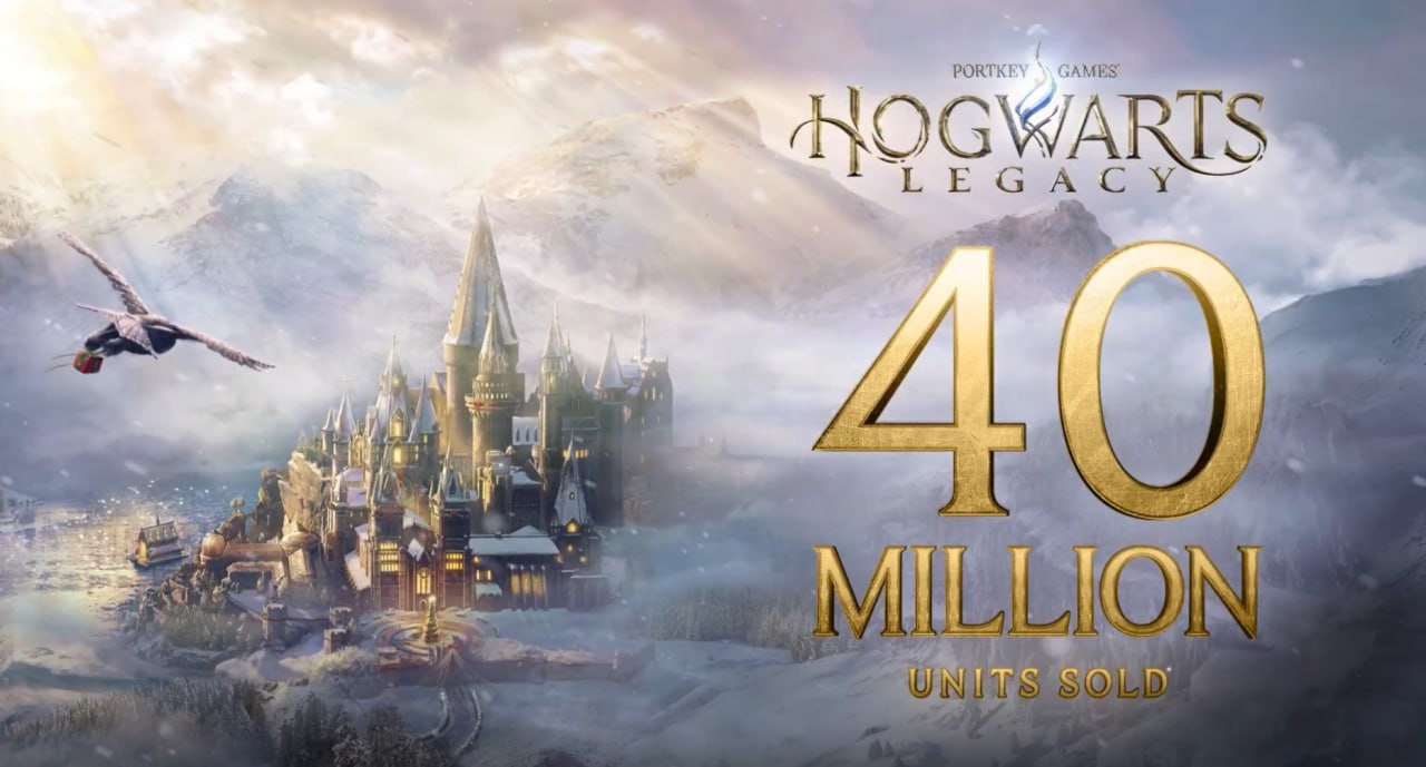 Игра Hogwarts Legacy продалась в количестве 40 млн копий в течении 3 лет после релиза Успех проекту обеспечили интересная история и увлекательный сюжет по мотивам книг о Гарри Поттере я слышал про эту игру я играл в Hogwarts Legacy не слышал про эту игру
