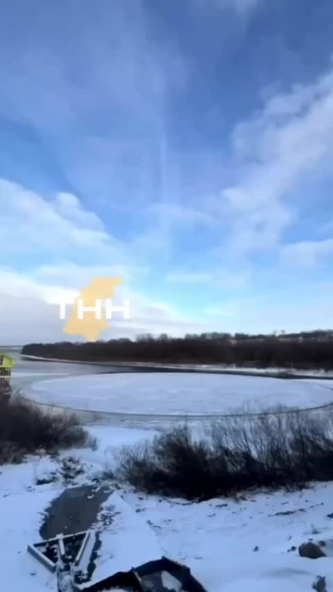 Необычное ледяное явление зафиксировано в Нижегородской области