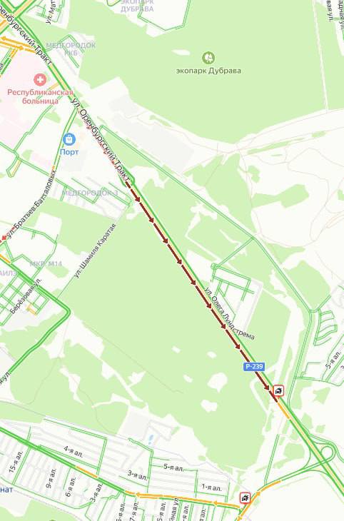 На Оренбургском тракте собирается большая пробка Все из-за массовой аварии с перевертышем. По словам очевидцев, есть погибшие.