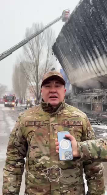 Пожар в Астане: МЧС ликвидировало возгорание в районе Байконур