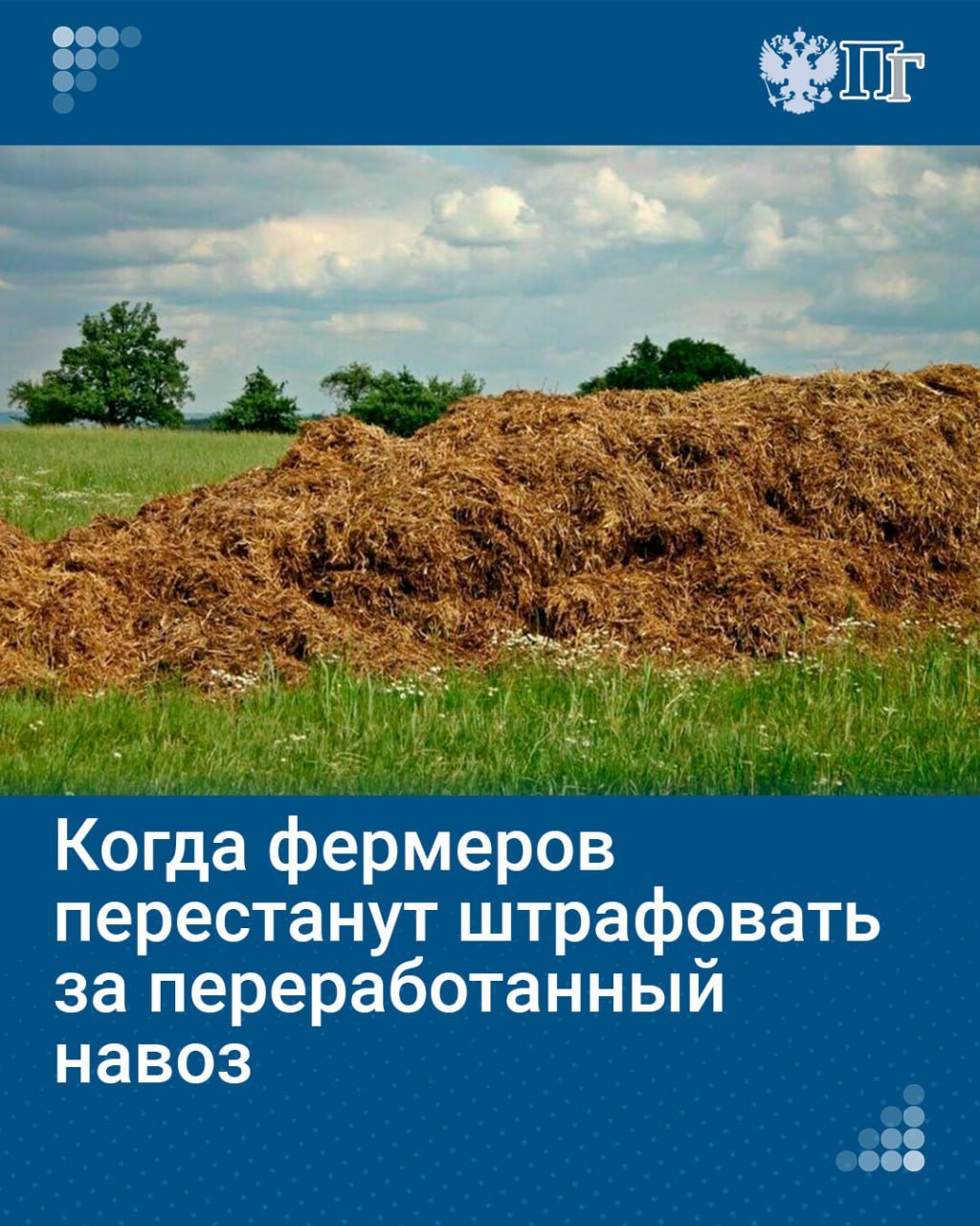 Аграриям и животноводам станет проще обращаться с навозом, переработанным без «химии», после его исключения из разряда химически опасных веществ. Это позволит хозяйствам сэкономить деньги на его хранении, складировании и переработке. Такой закон Госдума приняла во втором и третьем чтениях на пленарном заседании 10 декабря.   Норма исключает натуральный навоз из-под действия закона о пестицидах с 1 марта 2025 года. Документ также вносит ясность при определении принадлежности навоза, помета и подстилки.     Что изменится для животноводства, разбиралась «Парламентская газета»   Подписаться на «Парламентскую газету»