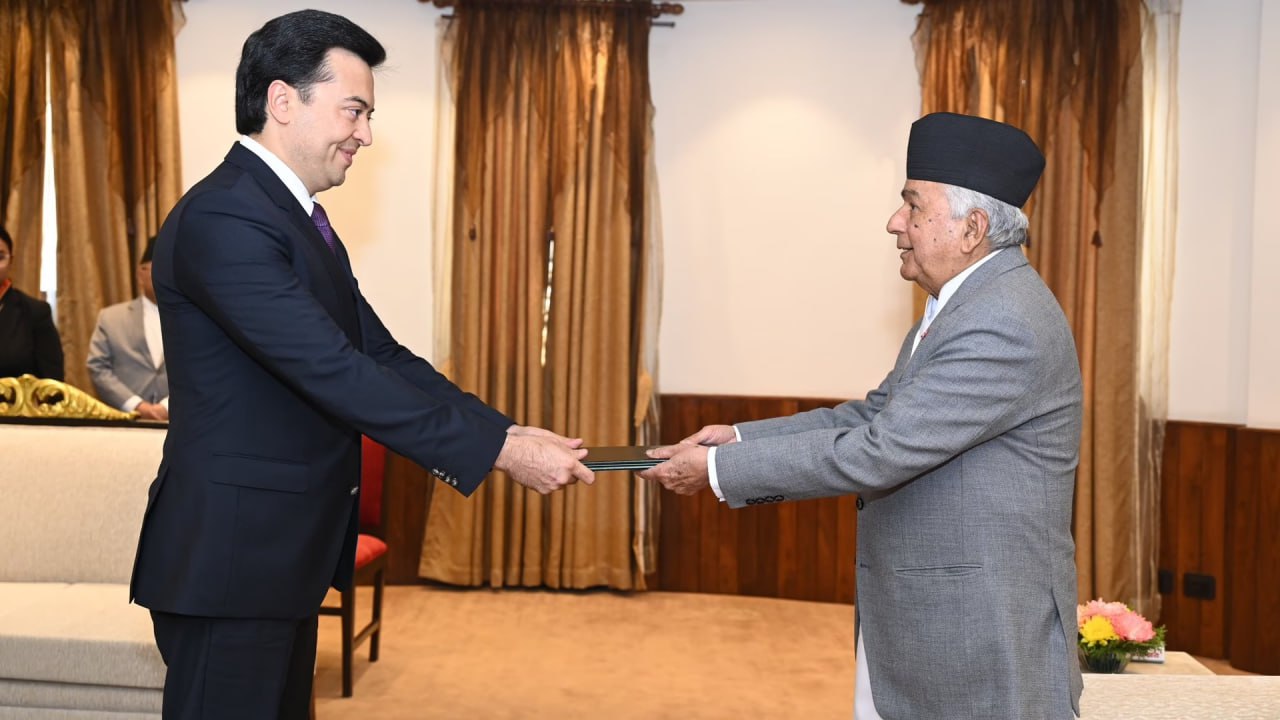 Назначен первый посол Узбекистана в Непале Сардор Рустамбаев вручил верительные грамоты президенту Непала Рамчандре Пауделу uznews uz ru news 105691 uznews