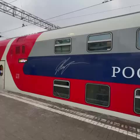 Запуск тематического поезда 'Россия Жириновский' в честь 80-летия политика